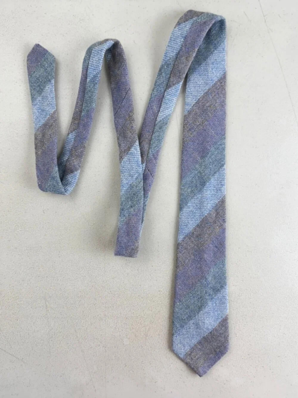Vintage striped tweed